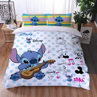 disney lilo stitch bedding set boys girls american style bedroom decoration bedclothes twin queen king size favorite baby gift
