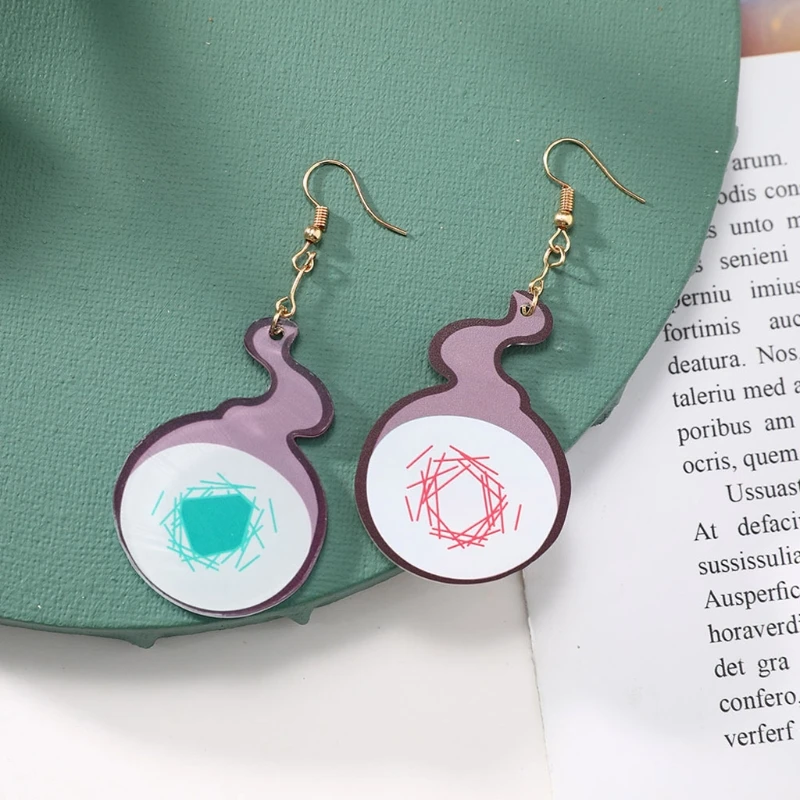 

Acrylic Creative Anime Toilet-Bound Hanako-kun Drop Earrings Cosplay Jewelry