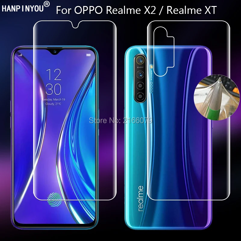 

Для Oppo Realme X2 XT 730G Oppo K5 6,4 "прозрачный ТПУ/матовый гидрогель с защитой от отпечатков пальцев, полное покрытие, мягкая защитная пленка для экран...