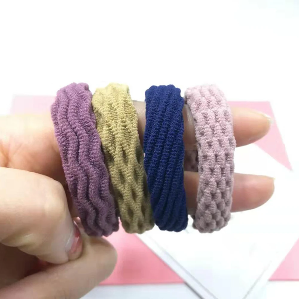 

20PCS Women Bold Rubber Band Hair Rope Korean Simple Versatile High Elastic Head Ponytail Holder Kids Headband Rubber Band Hair