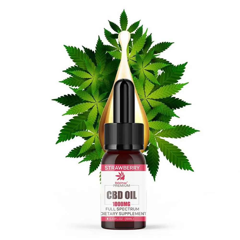 

Premium Golden Full Spectrum CBDs Hemp Essential Oil Extract From Natural Hemp 1000MG Relief Pain And Insomnia Essential Oil