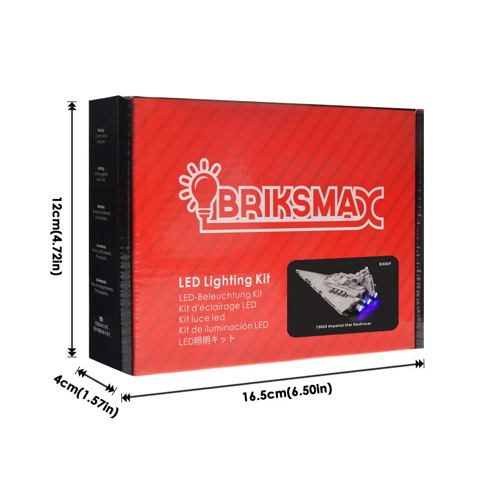 Светильник BriksMax для строительных блоков серии "Звездные войны", совместимых с 75055(модель не входит в комплект - Цвет: Briksmax Light Set
