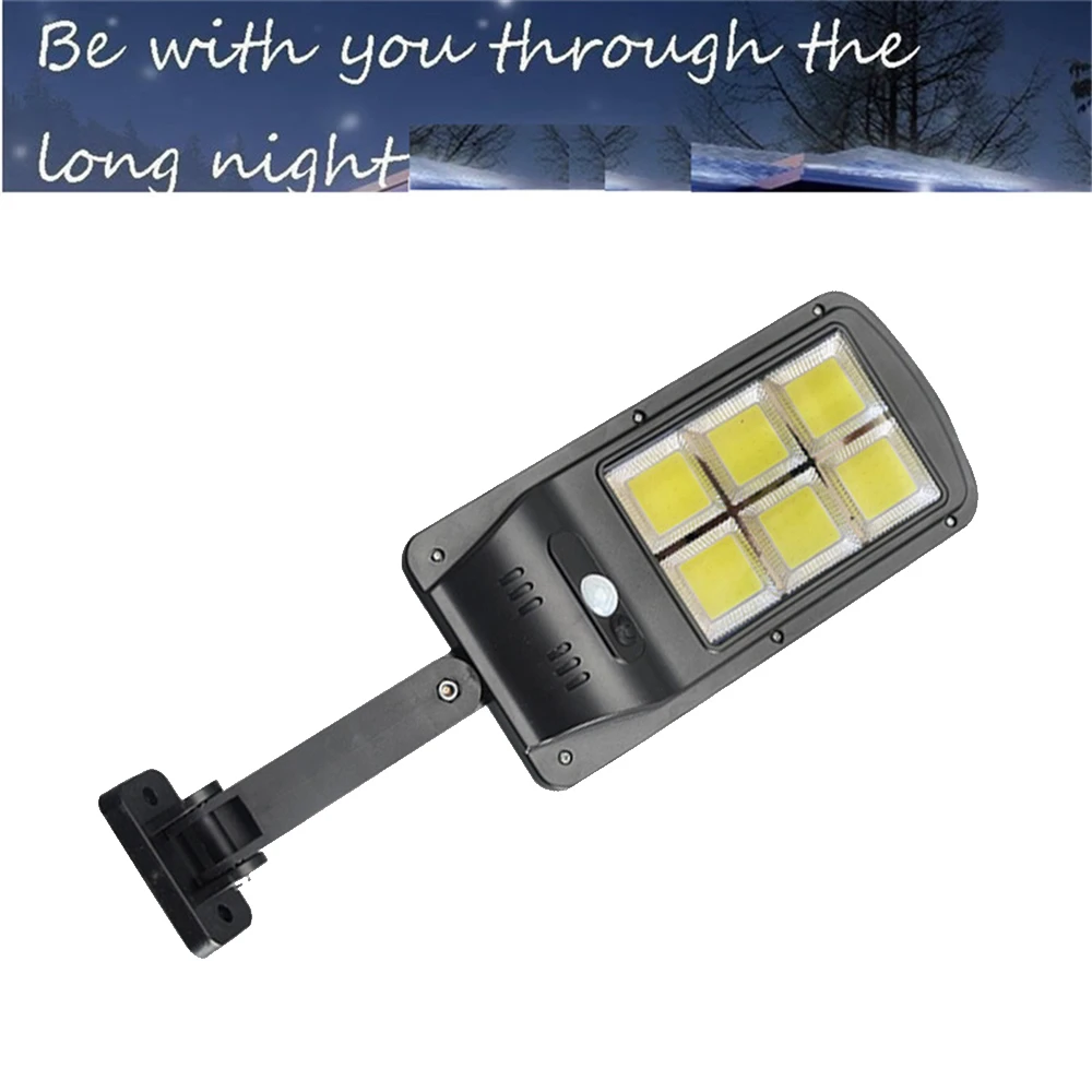 Светодиодная уличсветильник лампа на солнечной батарее с датчиком 120