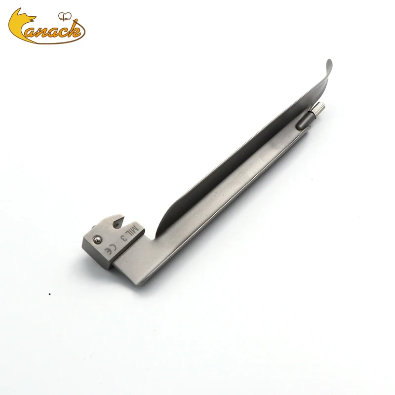 Ларингоскоп Canack с изгибом прямой многоразовый ветеринарный гибкий