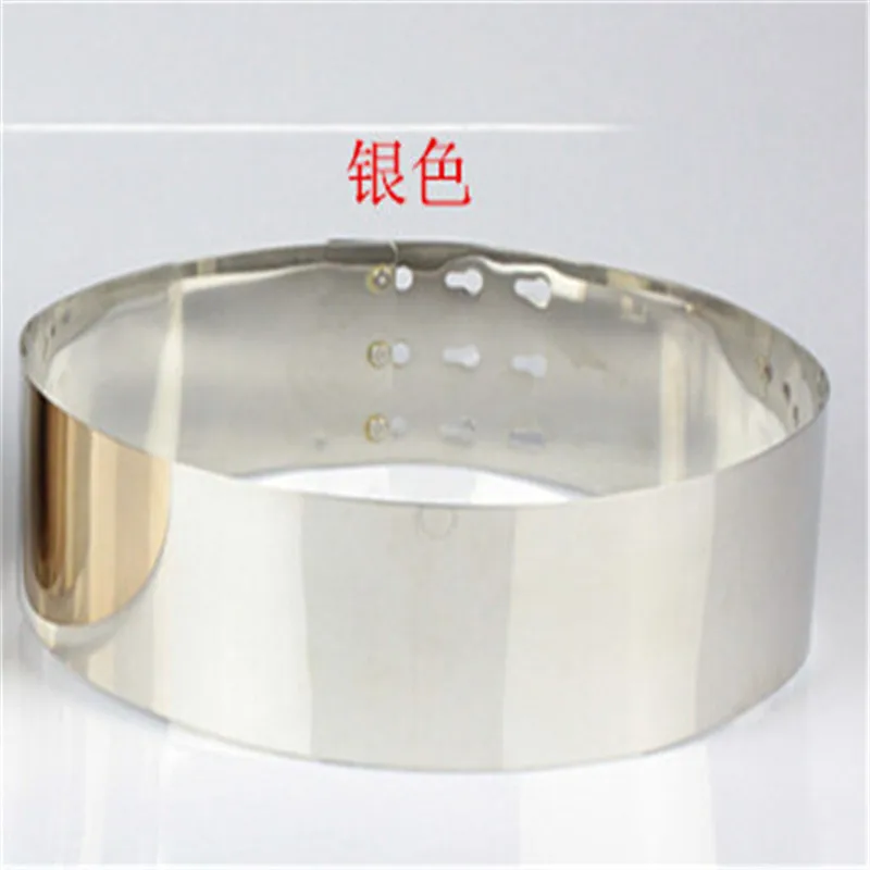 1 шт. / Лот металлическое зеркало 7 см широкий пояс корсет женские модельные ремни