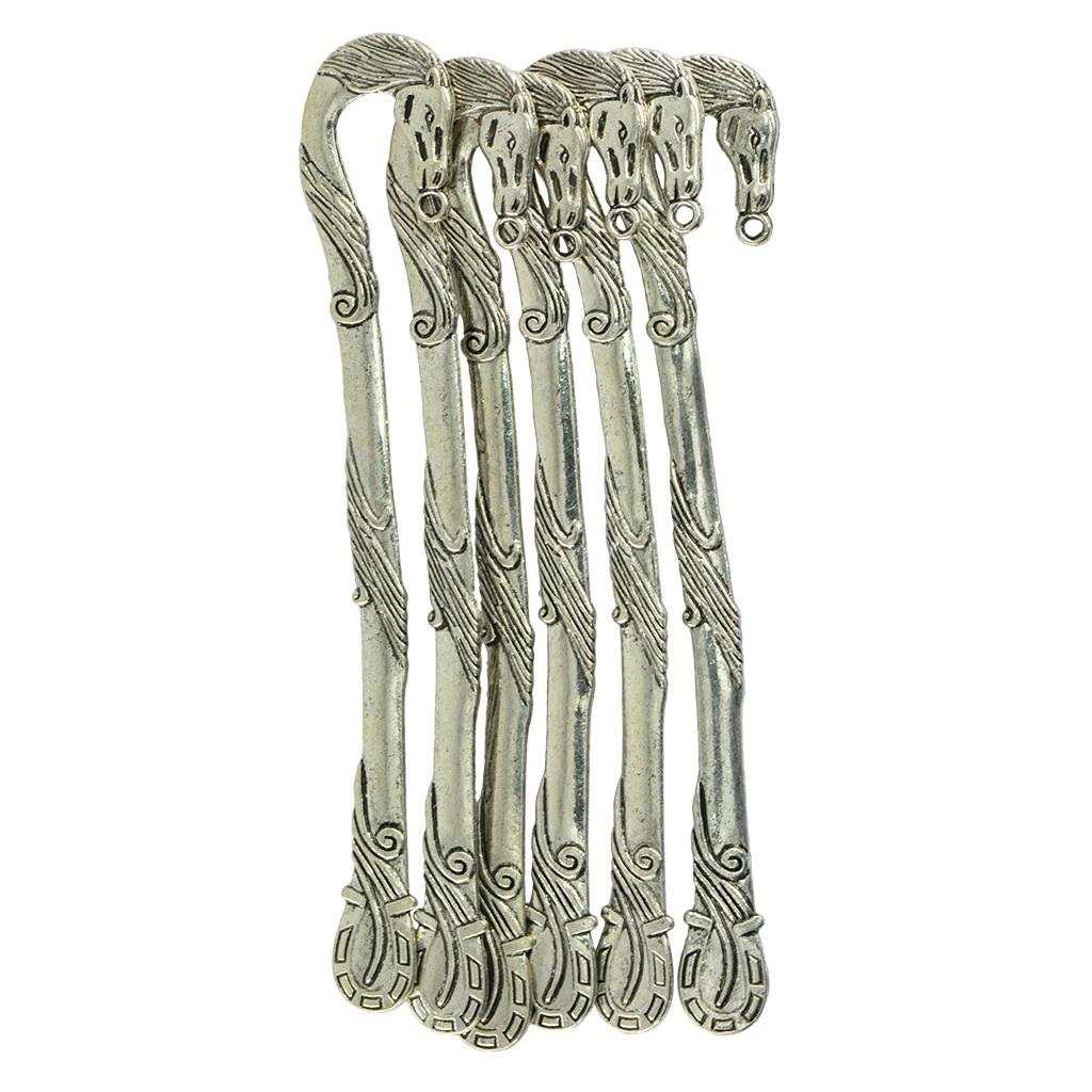 6 штук резьба лошадь дизайн книга знак Подвески фурнитура для поделок | Украшения