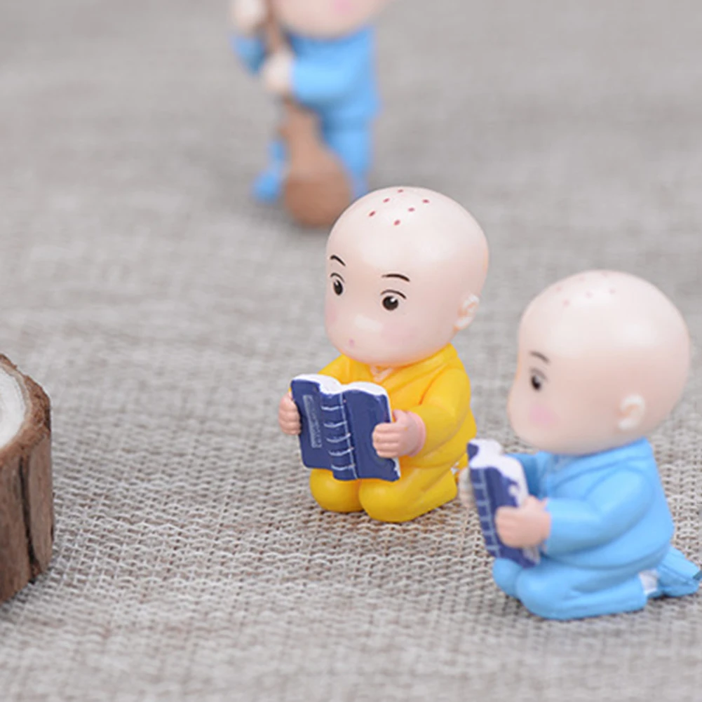 1/кабельный тестер кабеля 8 шт. Милая смола и рисунком кунг фу статуэтки монахов