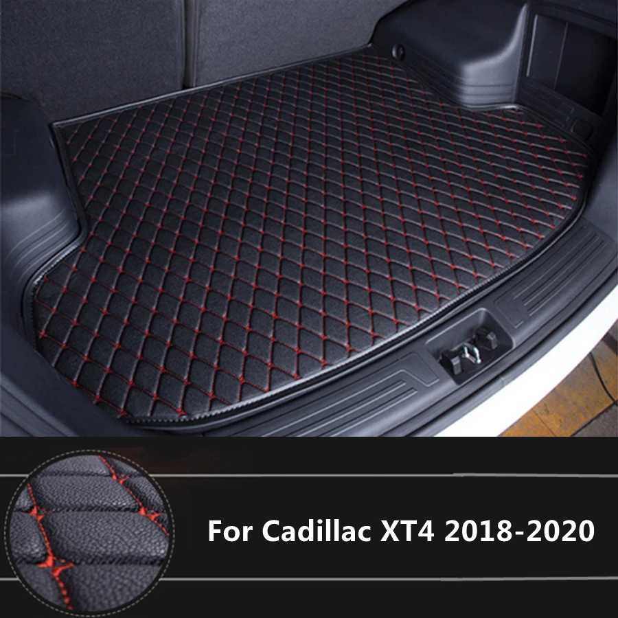 

5 Colors Car Trunk Mat For Cadillac XT4 (2018-2020) 2019 all years Car Styling Car Cargo Liner Interior Accessories Carpet