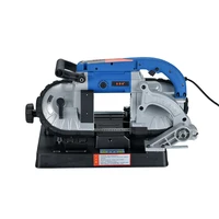 220v 710w electric horizontal band saw machine portable stainless steel small metal cutting machine