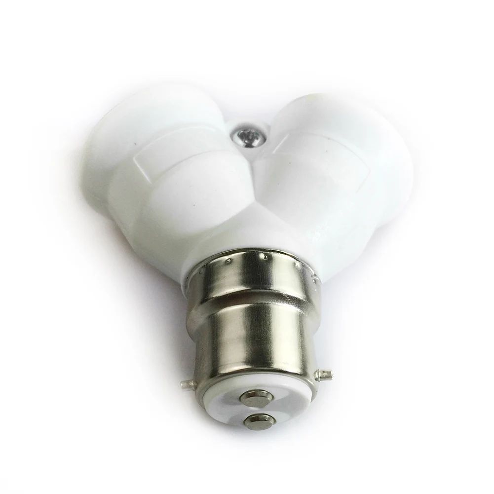 

E27 to 2 E27,E27 To E14,B22 To E14,B22 To E27 light bulb adapter converter 2 Way Splitter conversion Socket