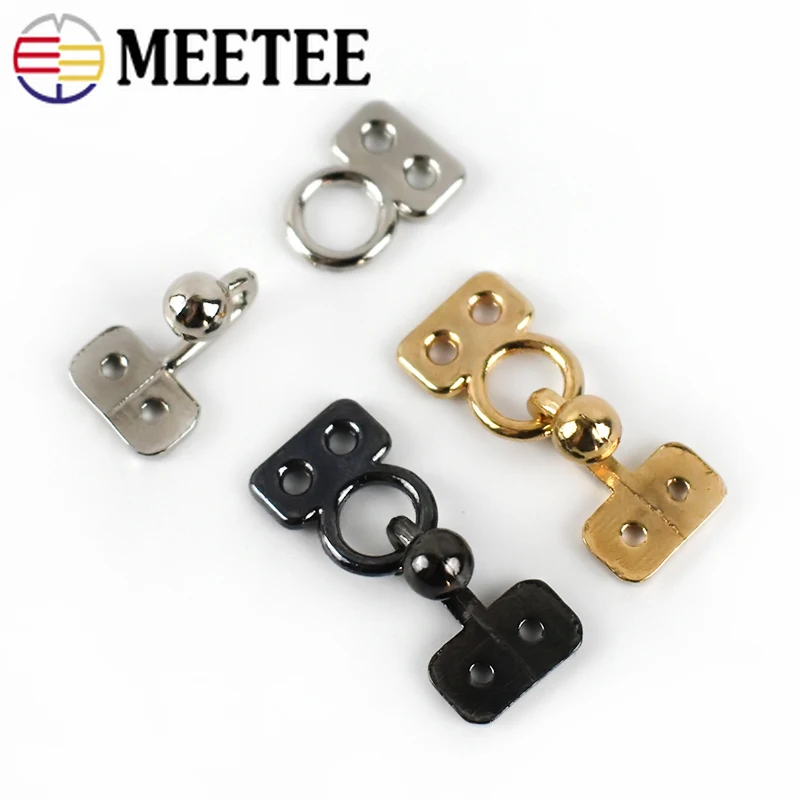 Meetee Вт 30 50 шт в наборе 18/25 мм высококачественный металлический крючок для брюк