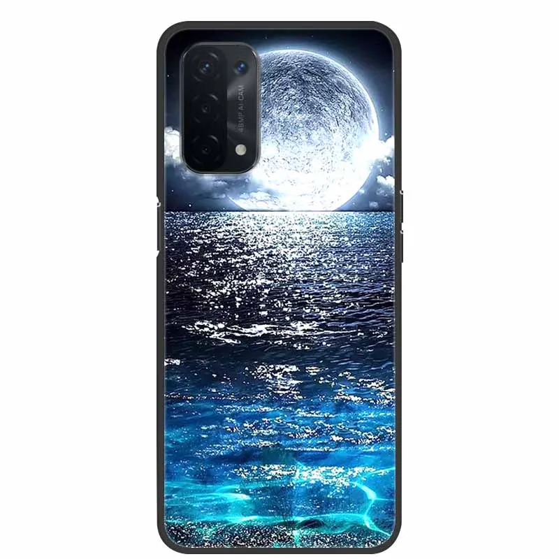 For OPPO A54 5G Case Shockproof Soft silicone TPU Back Cover For OPPO A55 5G Phone Cases OPPOA54 5G A 54 A 55 4G Cute Cartoon