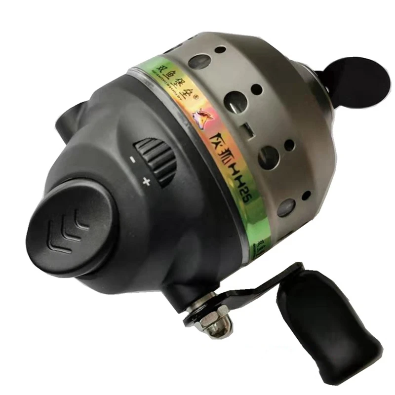 

Серая лиса HH25 металлическое рыболовное колесо для стрельбы внутренняя линия Закрытая дорожная подвижная катушка с леской рыболовное колес...