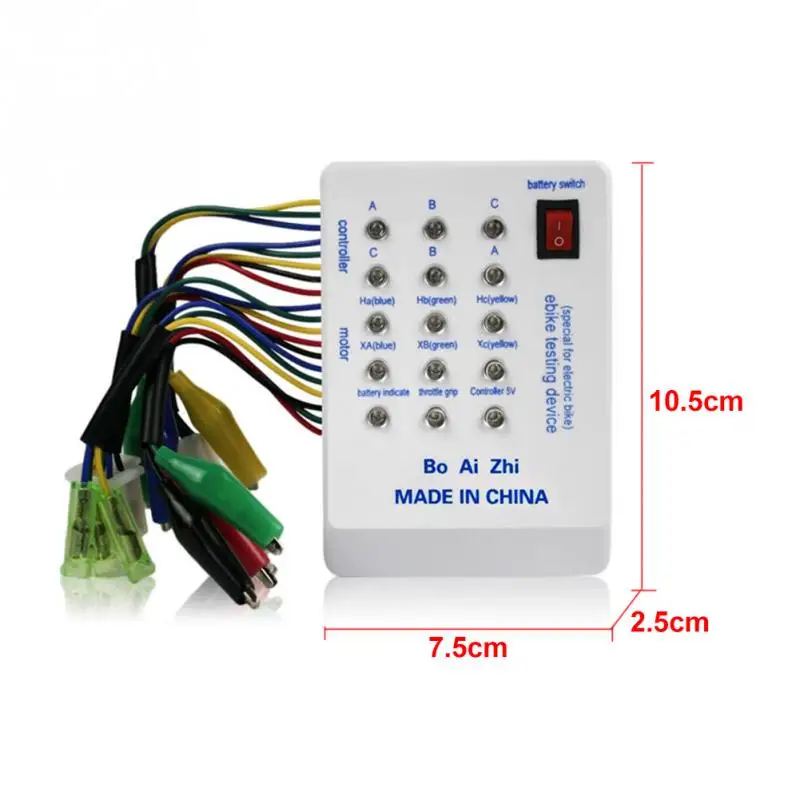 

24 36 48 60 72V Accessories With Indicator Brushless Motor Electric Car Riding Spared Device Controller Durable E-bike Tester