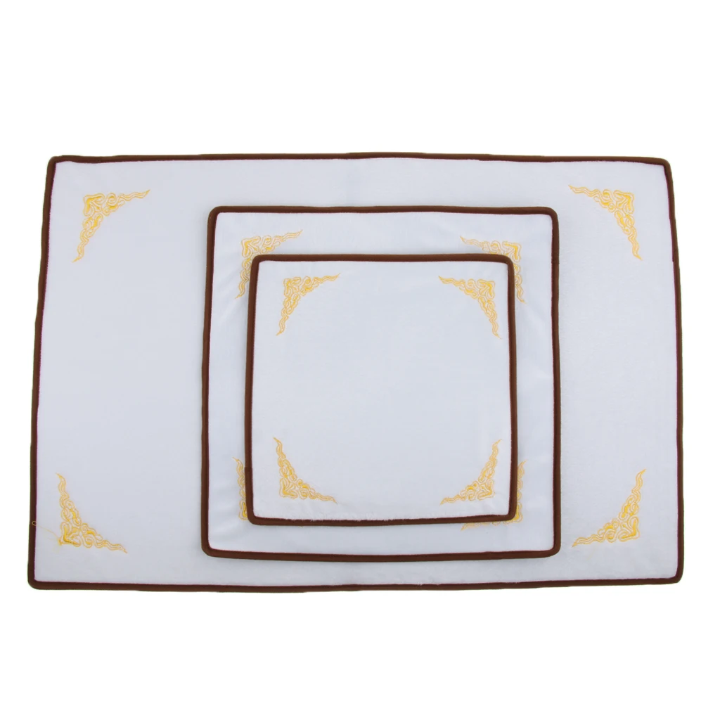 

Velvet Embroidered Jewelry Counter Mat for Necklace Bracelet Displaying Two-sided Usuable