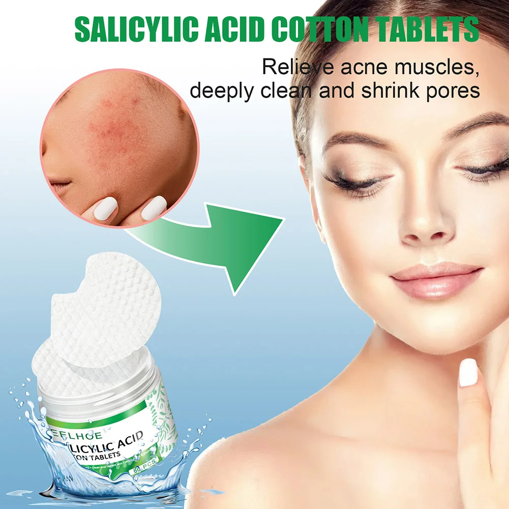 

60 шт., таблетки с салициловой кислотой для глубокой очистки и ухода за кожей