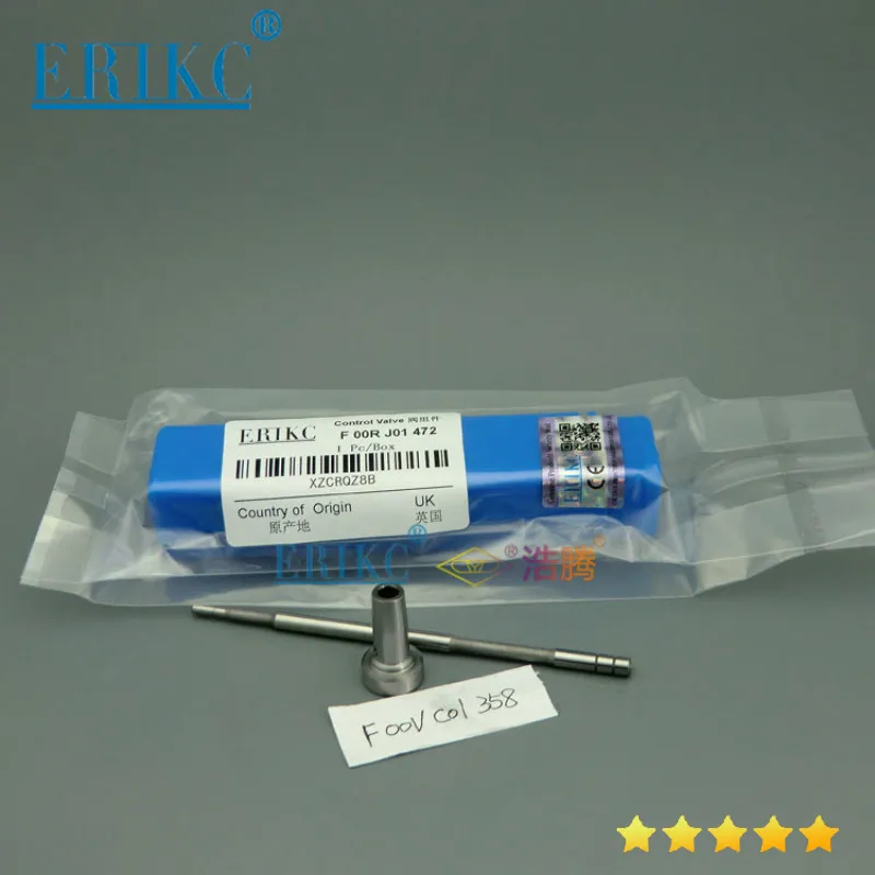 

ERIKC F00VC01358 common rail injector valve set F 00V C01 358 for fuel injection 0445110386 0445110291 0445110358 0445110359