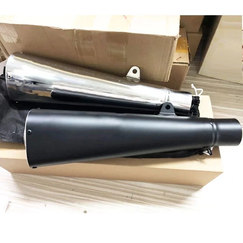 

Универсальная выхлопная труба для мотоцикла, хромированный глушитель из нержавеющей стали черного цвета для Suzuki CBR300, R3, R6, R15, HP4, zx14, s1000rr, zx10r