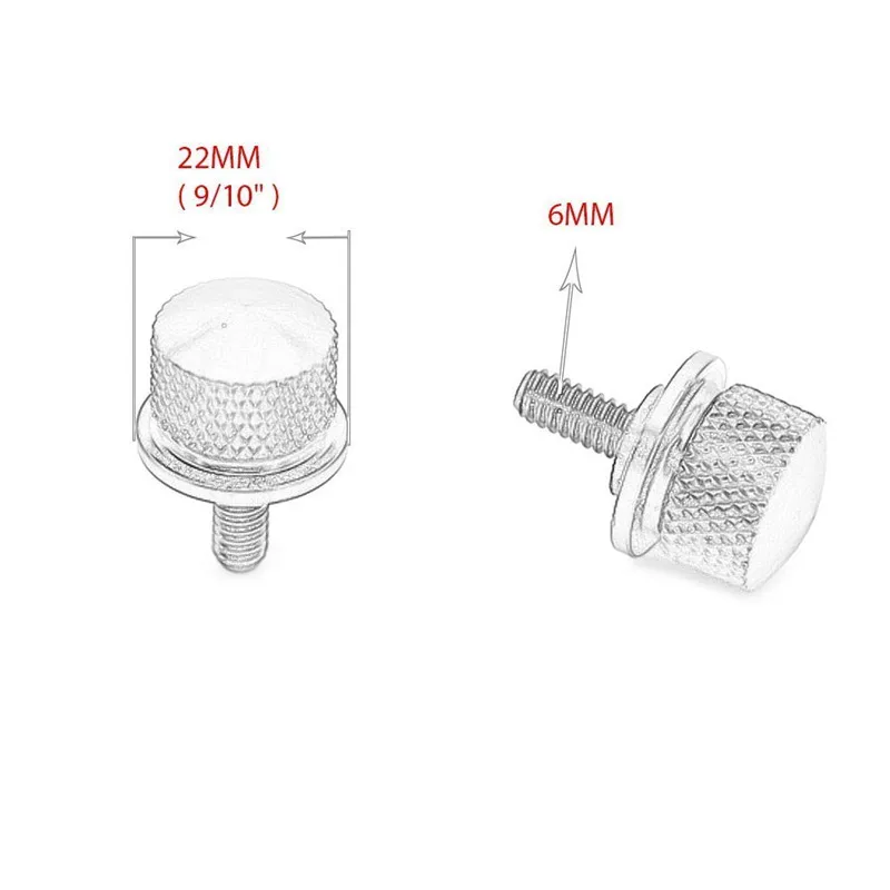 Заготовка сиденья болт для Harley быстрое крепление винтовая крышка алюминиевый