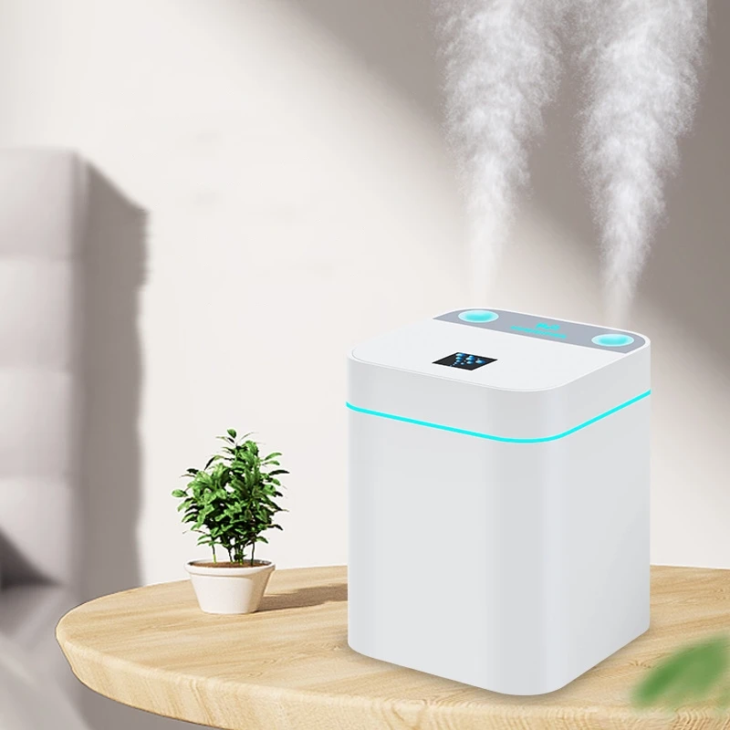 

1000ml Double Nozzle Home Air Humidifier Heavy Fog USB Mist Maker Fogger with LED Light Ultrasonic Cool Aroma Humidificador