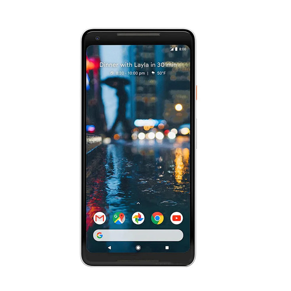 Разблокированный смартфон Google Pixel 2 XL 6,0 ''дюймовый Восьмиядерный с одной sim-картой 4G LTE Android мобильный телефон 4 Гб ram 64 Гб 128 ГБ rom смартфон