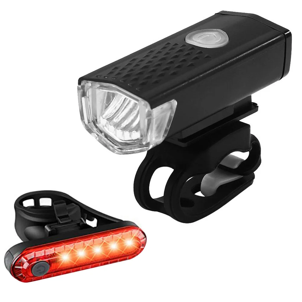 

2 шт. Портативный светильник горный велосипед светильник s велосипед MTB велосипед светильник набор XPE светодиодный Перезаряжаемые 300LM головн...