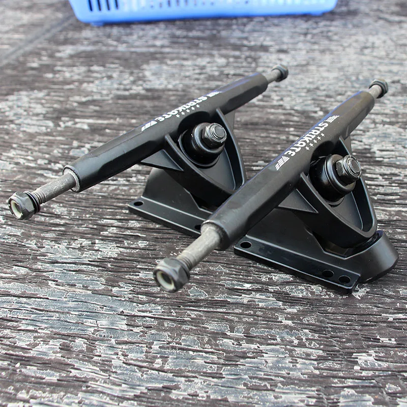 STRIKATE 2 предмета 7 дюймов скейтборд кронштейн Кейт грузовик Лонгборд Алюминий