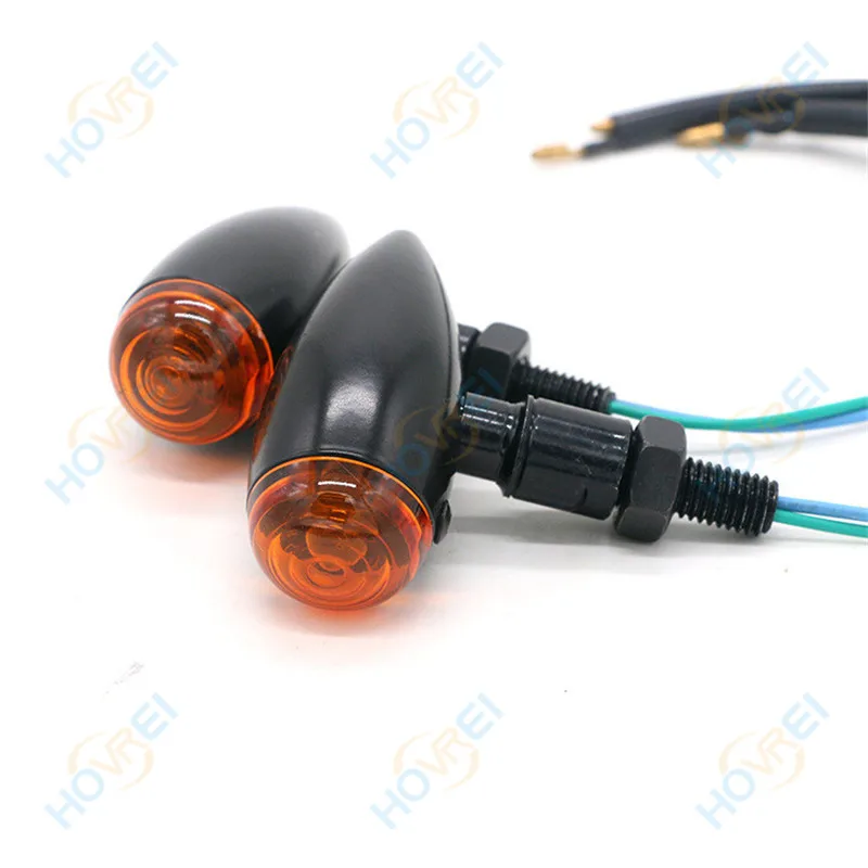 4 шт. универсальный Ретро мотоциклетный металлический указатель поворота