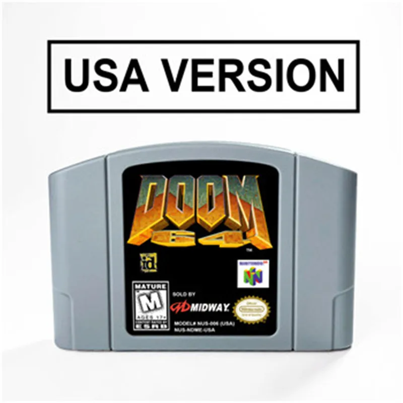 Игровой картридж Doom 64 для бит американская версия формат NTSC | Электроника