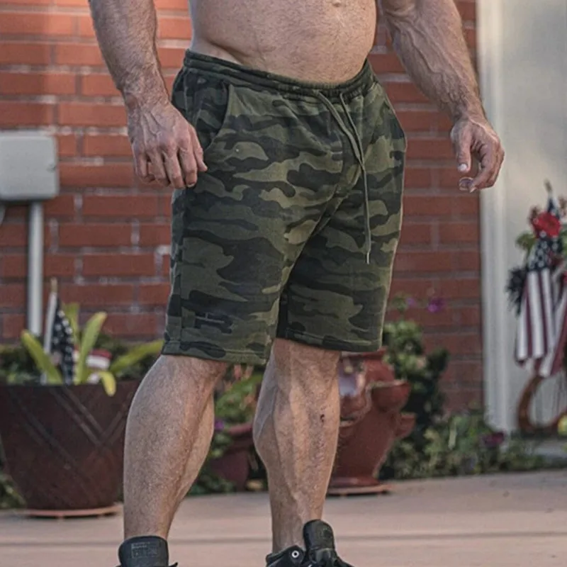 Шорты мужские свободного покроя для фитнеса и бодибилдинга тренировочные штаны