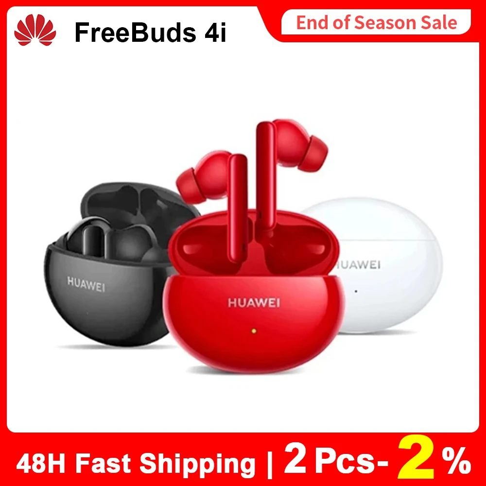  Беспроводные Bluetooth-наушники HUAWEI FreeBuds 4i 4 i TWS с активным шумоподавлением 