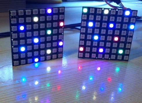 2019 1 шт. WS2812 8x8 64 светодиодный матрисветодиодный светодиод 5050 RGB Полноцветный