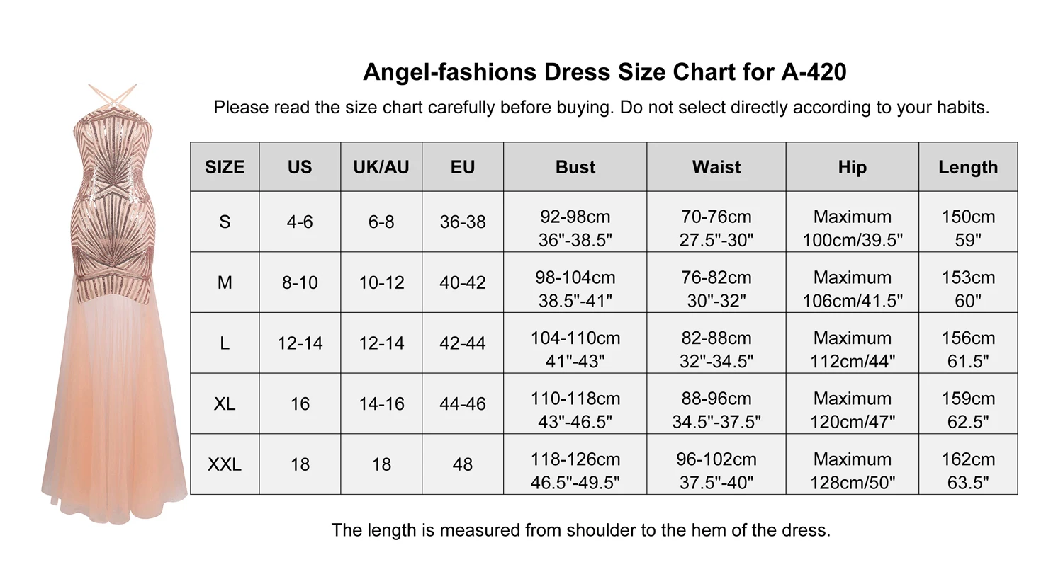Angel-fashions женское вечернее платье с лямкой на шее, Роскошные вечерние платья с блестками, вечерние платья 420 431