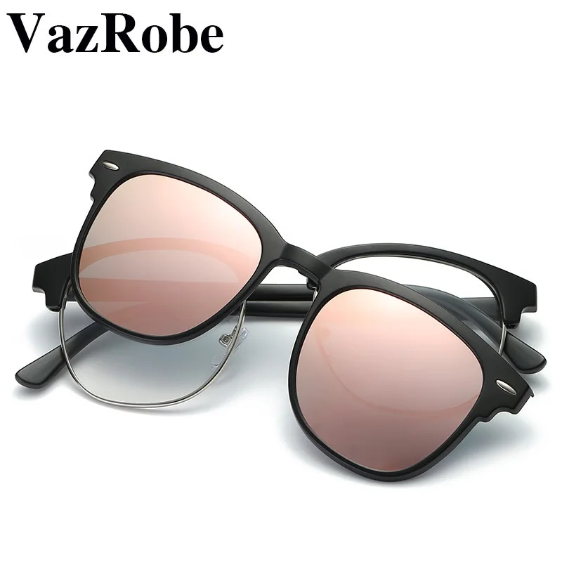 Vazrobe магнитные солнцезащитные очки на застежке для женщин и мужчин