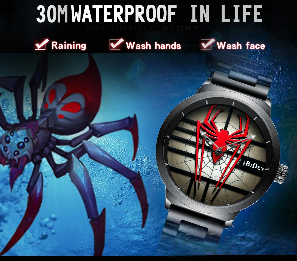 Модные Роскошные Брендовые мужские кварцевые часы из нержавеющей стали