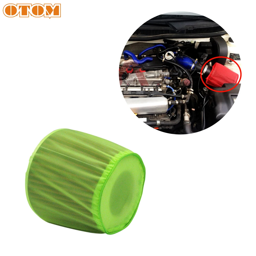 

OTOM Motorcycle ATV Car Air Filter Sand Cover Dustproof Oil-proof Protective Shield High-flow Universal Off-Road Motocross Parts
