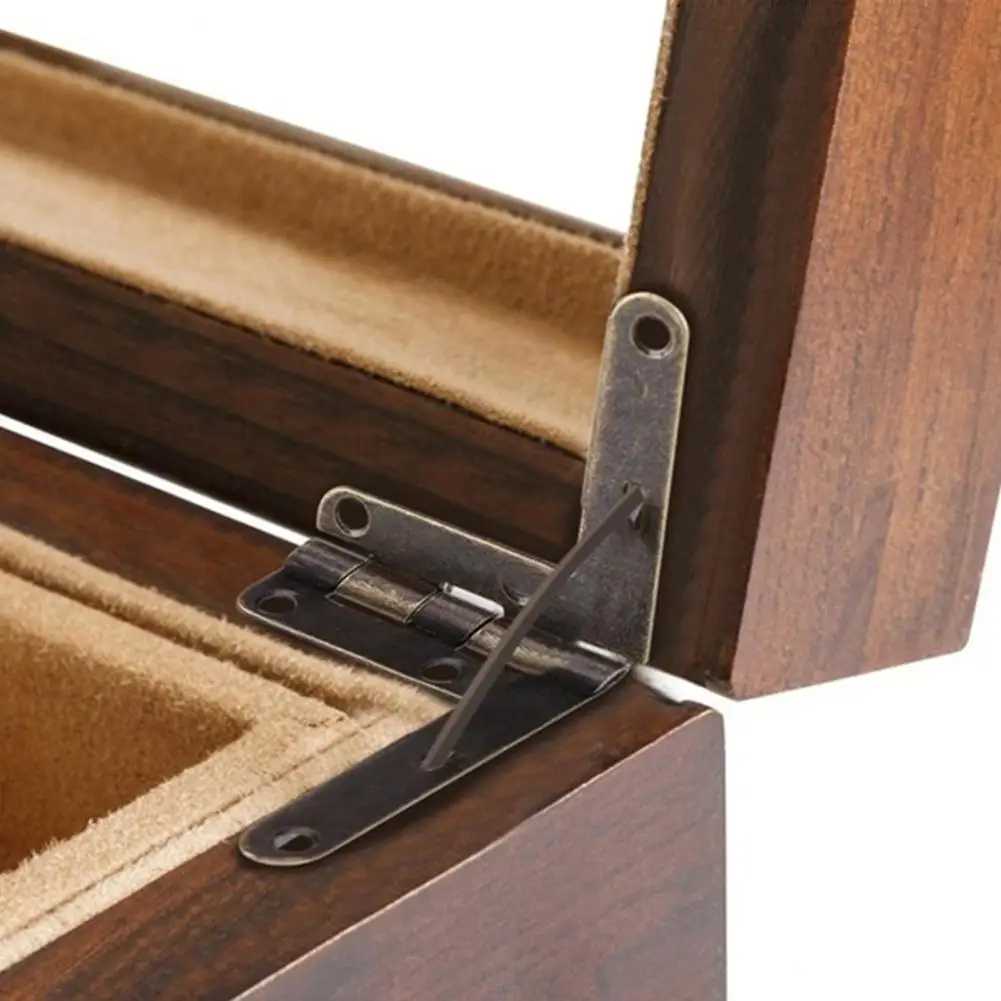 Латунный Подарочный чехол для ювелирных изделий 2 шт. коробка часов деревянная