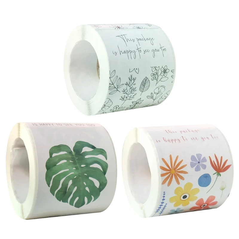 

Colorful Floral Sticker Wedding Party Gifts Envelopes Greeting Cards Bouquets Packaging Decoration Handmade DIY Supplies