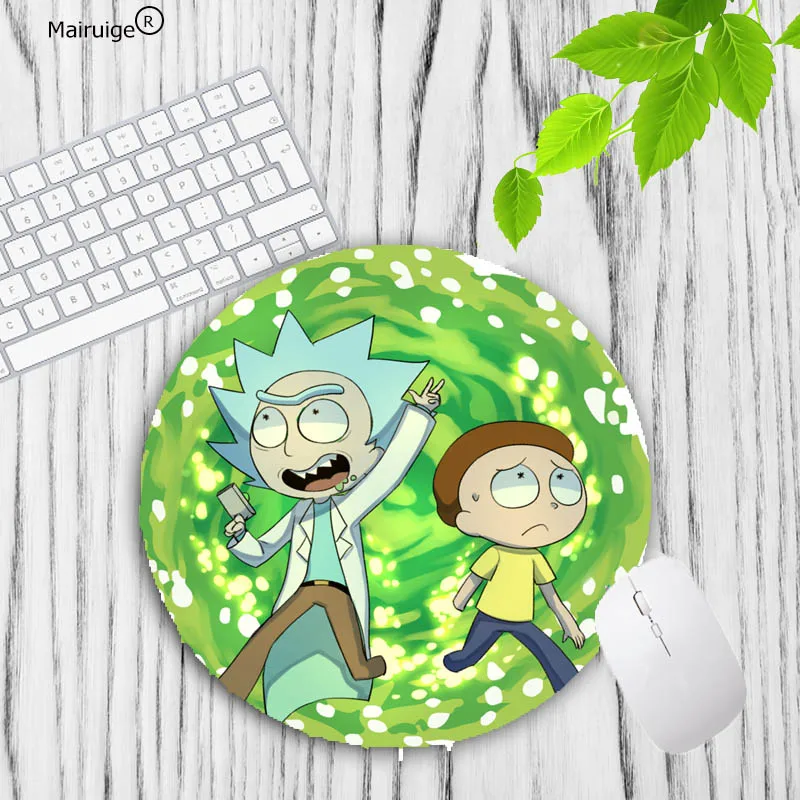 Большой рекламный Нескользящий Резиновый PC смешной Morty Anime коврик для мыши