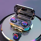 TWS-наушники M15, беспроводные Bluetooth-наушники, Hi-Fi стереонаушники, гарнитура со светодиодным дисплеем, музыкальные наушники с шумоподавлением для IPhone, Xiaomi