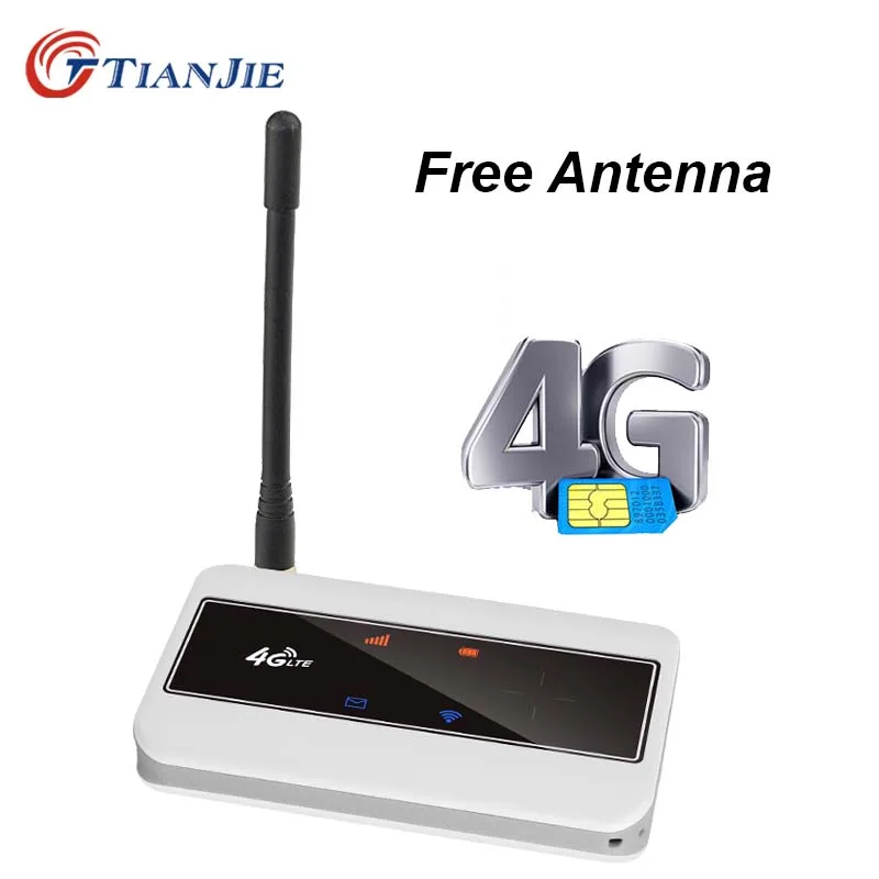 Беспроводной/разблокированный 4G Роутер Внешняя антенна (подарок) MIFi LTE Wi-Fi мини Wi-Fi 150 Мбит/с sim-карта портативная карманная сетевая точка доступа - изображение