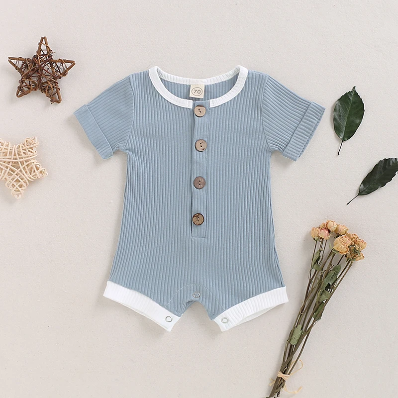 HITOMAGIC комбинезон с коротким рукавом для новорожденных мальчиков и девочек