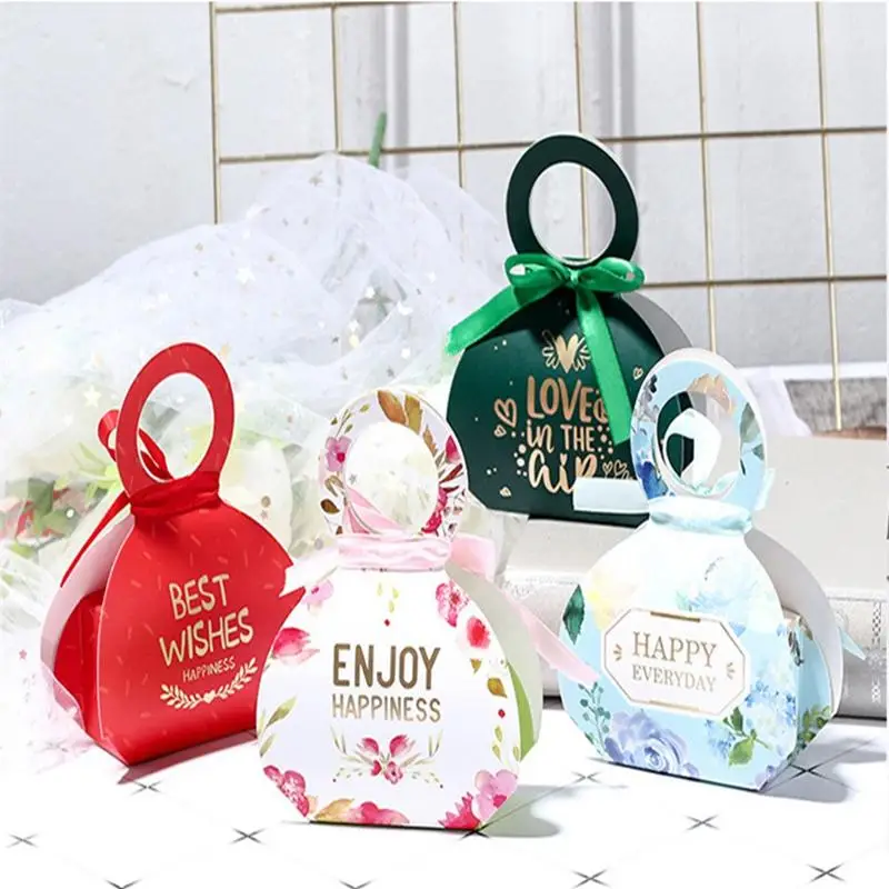 10 шт./компл. конфеты Коробки Новый год домашний вечерние Свадебная вечеринка