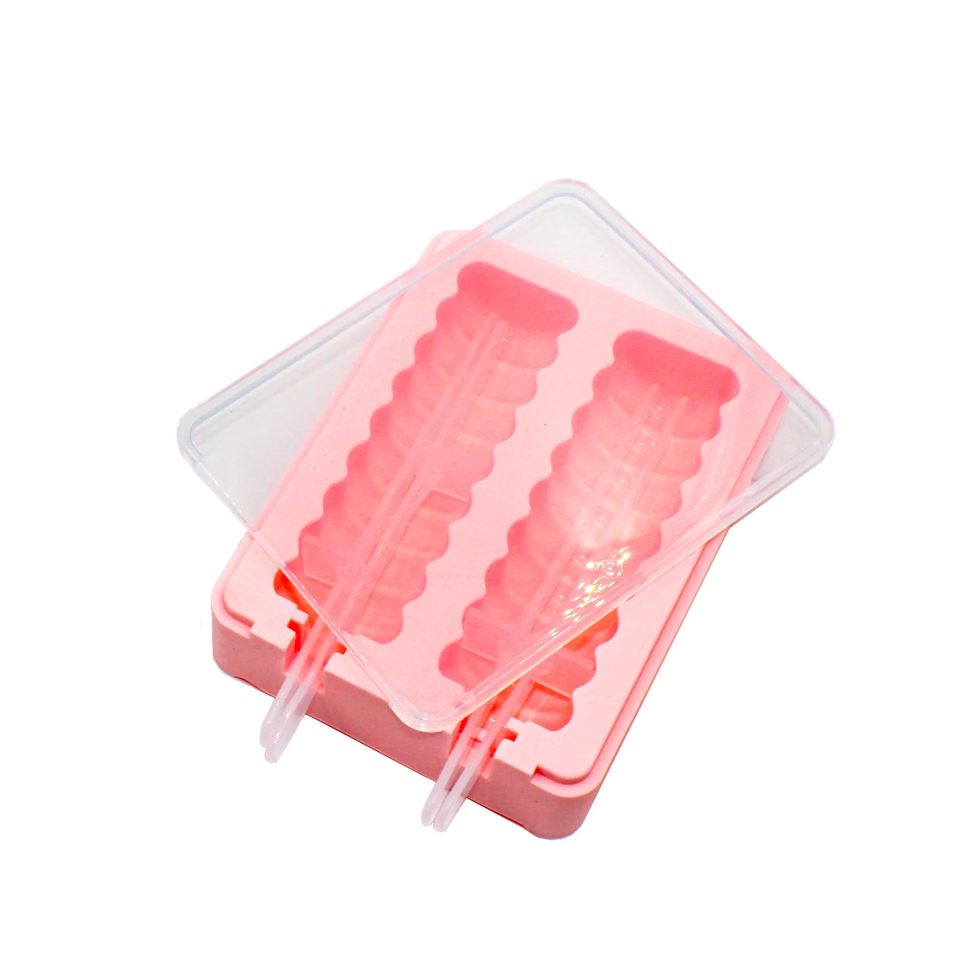 

Ice Pop Popsicle Silicone Mold with Lid BPA Free Cavities Frozen Ice Cream Maker DIY Reusable Ice-lolly Mould ice Cream Mold