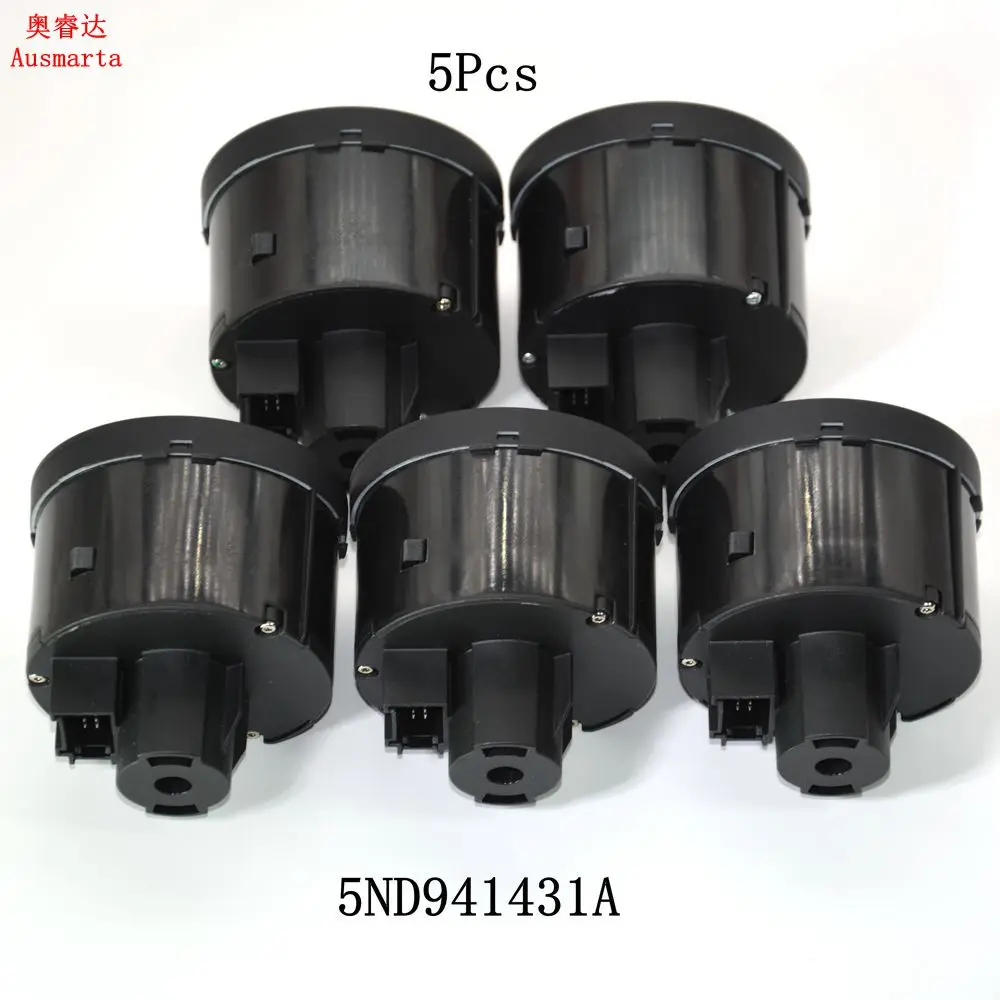 5 шт. OEM хромированный Европейский переключатель управления фарами для Golf Mk5 Mk6 Passat