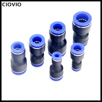 air pneumatic 10mm 8mm 6mm 12mm 4mm 16mm od hose tube one touch push into straight gas fittings plastic quick connectors fitting