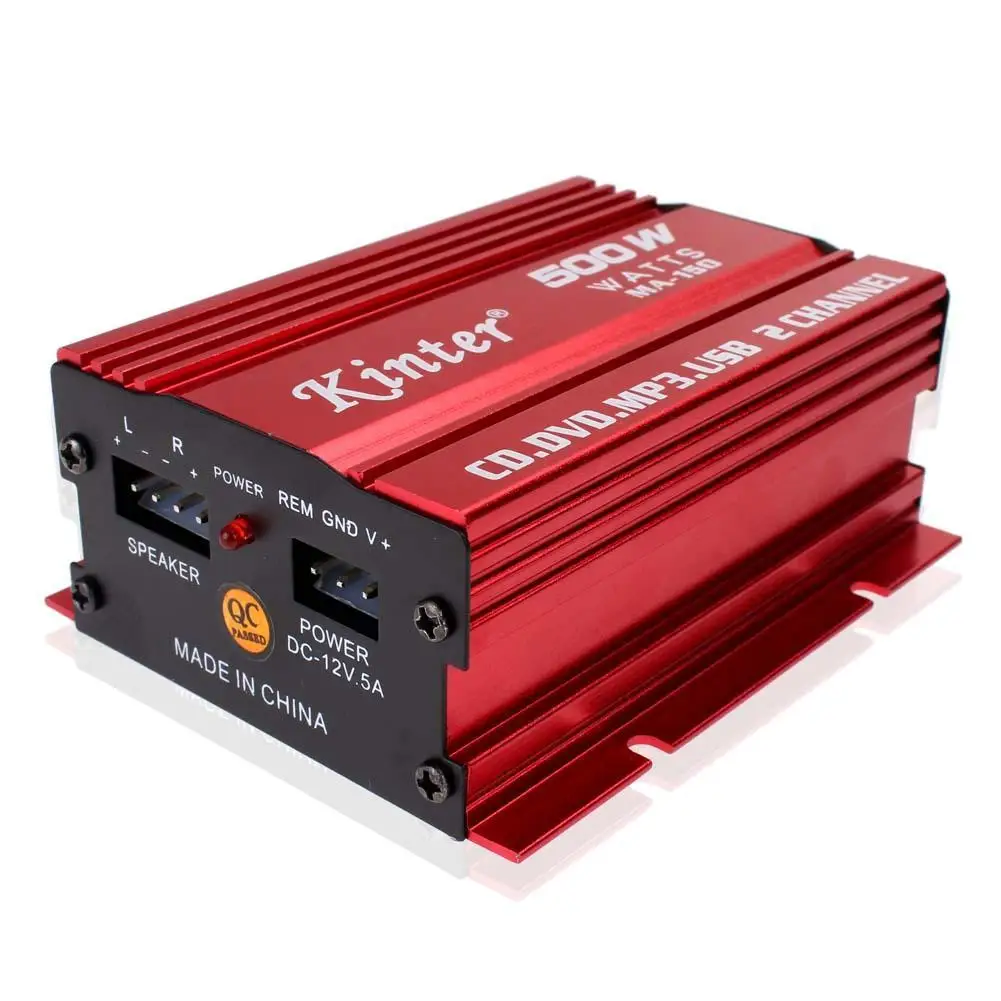 Автомобильный мини усилитель 500 Вт 2 канала цифровой Hi Fi аудио стерео для Ipod