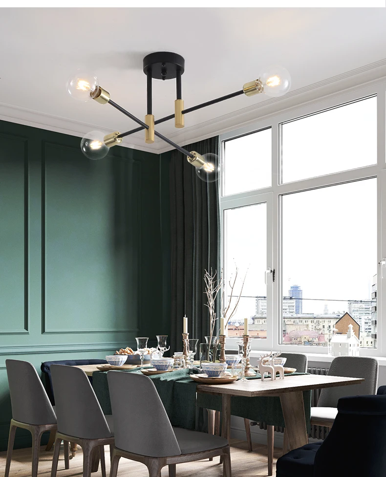 Северный постмодерн светлая Роскошная молекулярная люстра персональное искусство волшебный светильник в форме бобов атмосфера домашняя креативная гостиная la
