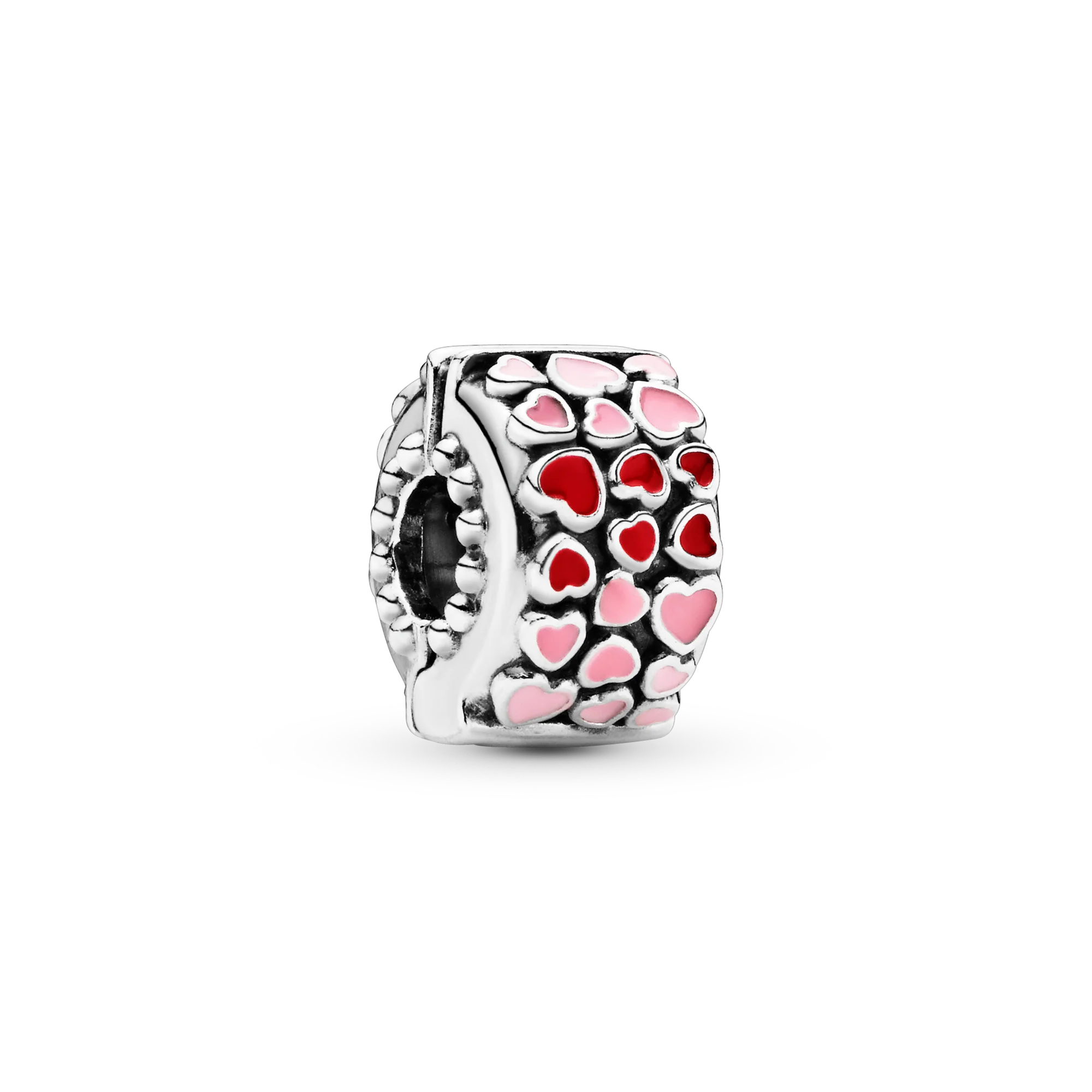 

2021 New 100% 925 Sterling SILVER charms Asymmetrical Heart and Arrow Clip Charm fit Original Pandora Bracelet silver jewelry