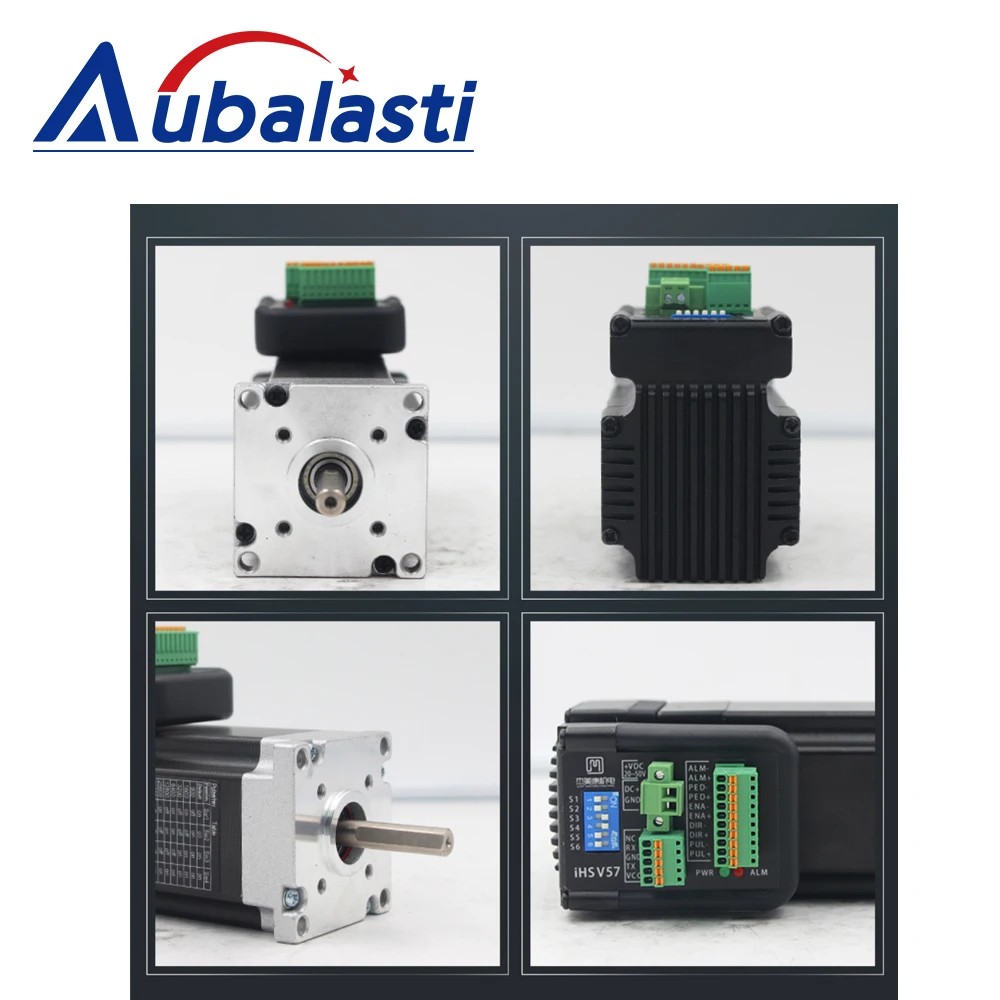 Aubalasti JMC 140 Вт Nema 23 встроенный серводвигатель переменного тока с драйвером 36VDC 0.45N.m